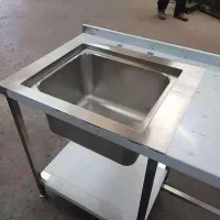 میز کار و سینک استیل بهداشتی صنعتی ، ابعاد سفارشی|فروشگاه و مغازه|تهران, آرژانتین|دیوار