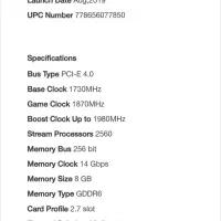 کارت گرافیک XFX RX 5700 XT|قطعات و لوازم جانبی رایانه|بندرعباس, |دیوار