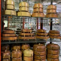 قندان و شکلات خوری چوبی