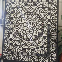 تابلو لیپان آینه کاری شده