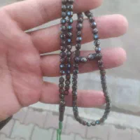 تسبیح یسر کهنه نقره کوب
