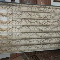 پرده زبرا رنگ کرم طلایی نونو