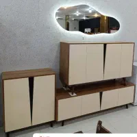 ست جاکفشی آینه کنسول میز تی وی تلویزیون دراور کمد