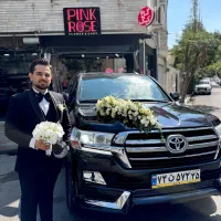 ماشین عروس و دسته گل عروس