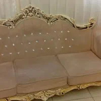 مبل ۷ نفره کرم رنگ|مبلمان خانگی و میز عسلی|بهارستان, |دیوار