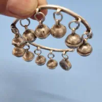 پیسوز جا شمعی فانوس عتیقه و خلخال پالنگ نقره|کلکسیون اشیاء عتیقه|یزد, |دیوار