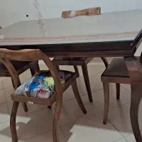 میز نهارخوری ۴ نفره|میز و صندلی غذاخوری|اصفهان, عسگریه|دیوار