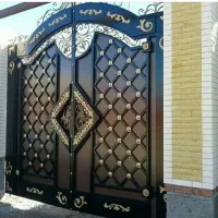 درب حیاط گل دار مدرن کلاسیک ساده|مصالح و تجهیزات ساختمان|دزفول, |دیوار