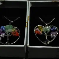 انواع گردنبند سنگ،گردنبند درخت زندگی و دستبند سنگی