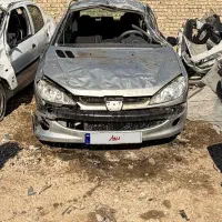 پژو 206 تصادفی