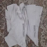 لوازم کاراته در دو رنگ+دو دست لباس کاراته اشانتیون|تجهیزات ورزشی|تهران, نازیآباد|دیوار