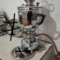 سماور ۶لیتری دو لوکس عتیقه تمام برنج خیلی قدیمی|کلکسیون اشیاء عتیقه|کرج, ساسانی (قلمستان)|دیوار