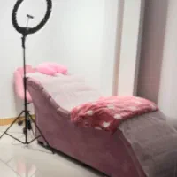 تخت اکستشن مژه و صندلی ست