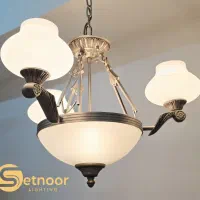 ۲ جفت لوستر برنز مجلل ۳شاخه (از هر مدل ۲ عددموجود)|لوستر و چراغ آویز|تهران, اقدسیه|دیوار