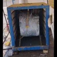 نصب کولر ابی ساخت پایه وسایبان