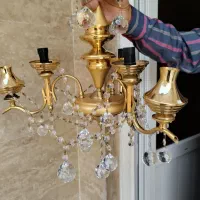 لوستر برنجی
