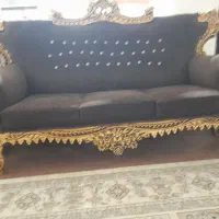 مبل ۷ نفری سالم و تمیز همراه عسلی ها بفروش میزسد|مبلمان خانگی و میز عسلی|خوانسار, |دیوار