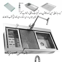 سینک دستساز کامتال ورق ۱ میل دارای گارانتی