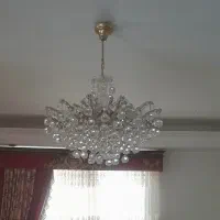 ۲عدد لوستر کریستال اصل چک