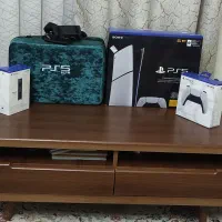(پی اس فایو)PS5اسلیم دیجیتال پایه شارژ و دو دسته|کنسول، بازی ویدئویی و آنلاین|ساوه, |دیوار