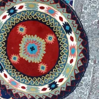 فرش گرد|فرش|قرچک, میرزائی جنوبی|دیوار