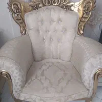 فروش میز و مبل ۹نفره سلطنتی استیل