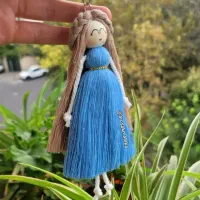 عروسک مکرومه|صنایع دستی و سایر لوازم تزئینی|بروجرد, |دیوار