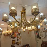 لوستر ۸شعله|لوستر و چراغ آویز|همدان, |دیوار