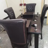 میز ناهار خوری 4نفره بدون شیشه