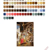 نخ و نقشه تابلو فرش ،طرح عتیقه فروش|تابلو فرش|لنگرود, |دیوار