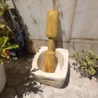 فروش هاون (جوغن) سنگی با دسته سنگین