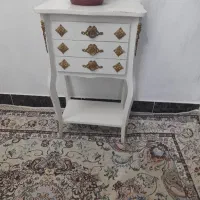 میز تلفن چوبی