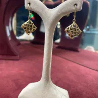 گوشواره های طلا تابلو +۳٪|جواهرات|تبریز, |دیوار