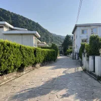 زمین داخل بافت بر اسفالت اصلی شرایطی