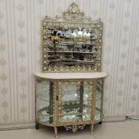 کنسول ، آینه و شمعدان برنجی مدل|بوفه، ویترین، کنسول|تهران, خاوران|دیوار