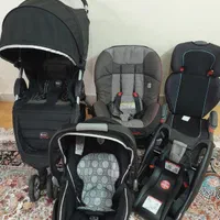 ست کالسکه خارجی مدل Britax در حد نونو ب صورت تک هم|کالسکه و لوازم جانبی|ری, دولت‌آباد|دیوار