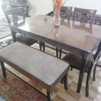 میز نهار خوری 6 نفره