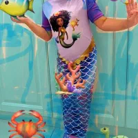 لباس پری دریایی،ست لباس پری دریایی (۴تا۸ سال)|کفش و لباس بچه|تهران, بهمن یار|دیوار