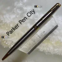 خودکار پارکر سونت استیل گیره طلا Parker شهر قلم