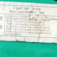 زنجیر چرخ سایز ۱۹۵|قطعات یدکی و لوازم جانبی|اندیشه, شهرک مریم|دیوار