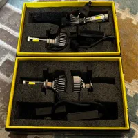 هدلایت سفید یخی H7 + یک جفت زاپاس