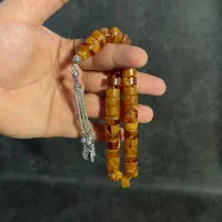 تسبیح چوبوک کهربا ساخت ترکیه