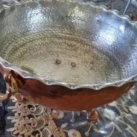 میوه خوری و شیرینی خوری مسی بزرگ