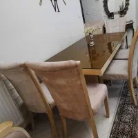میز ناهار خوری شش نفره با صندلی