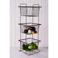 جا سیب زمینی های سه طبقه فلزی اک