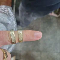 دو عدد حلقه طلا