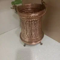 سطل مسی قدیمی آنتیک