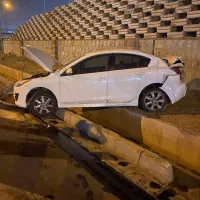 مزدا 3 *** چپی ضرب دار تصادفی