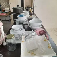 سرویس کامل چینی گوزن طلایی ۱۴۵۰|ظروف سرو و پذیرایی|مشهد, شهید بهشتی|دیوار