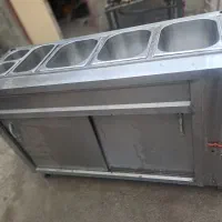 کانتر گرم گرمکن غذا گازی در حد نو